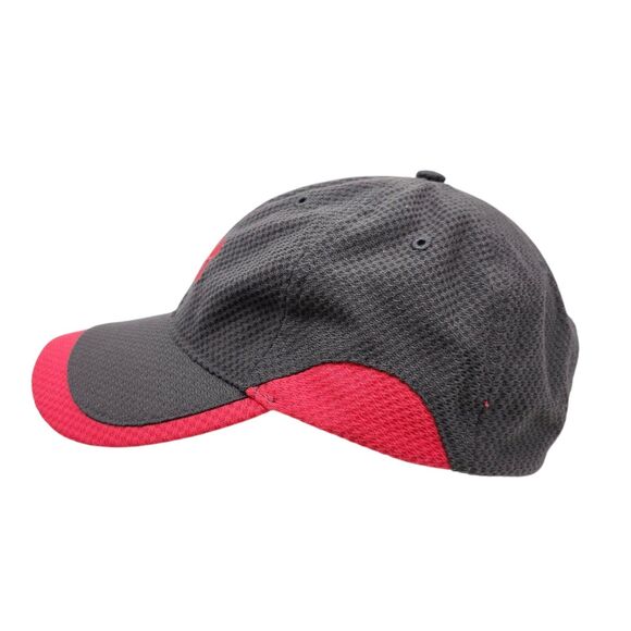 Under Armour Strapback Hat Cap Womens Gray Red Embroidered Adjustable Casual - Picture 3 of 8